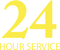 We provide 24 hour service