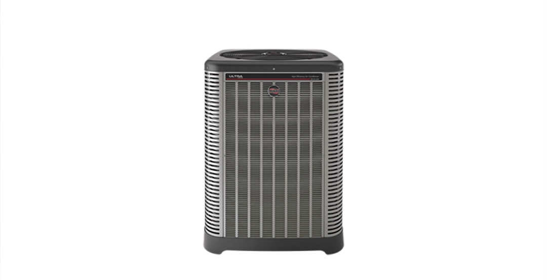 A central air conditioner unit.